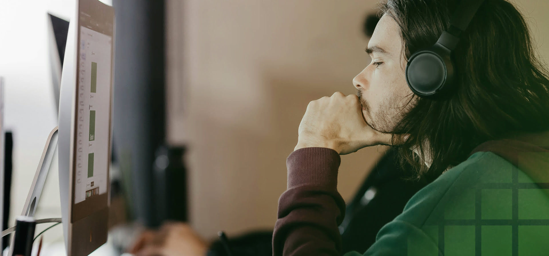 Desenvolvedor trabalhando